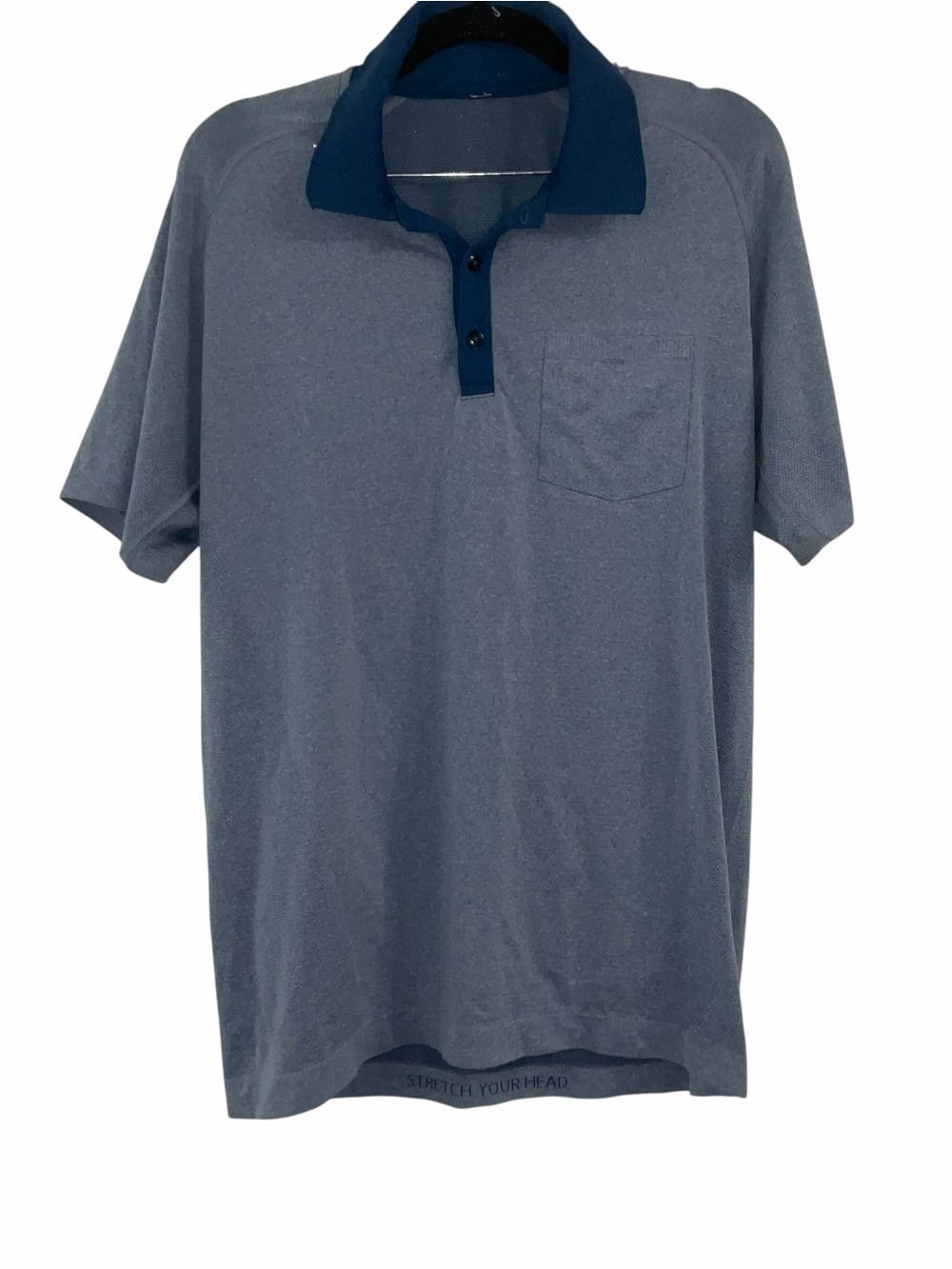 Lululemon Metal Vent Tech Golf Polo Blue Heather Men’s Medium